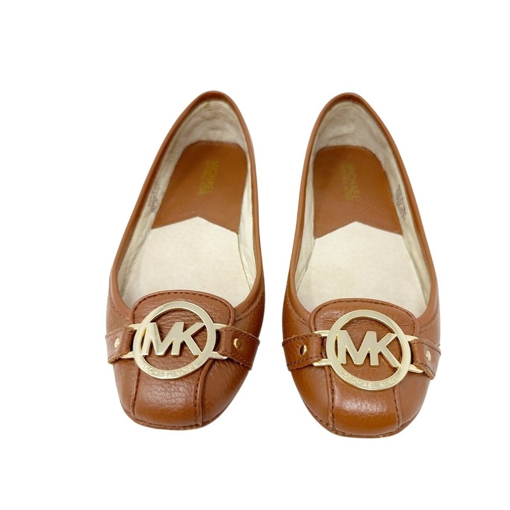 MICHAEL KORS‎ FULTON LUGGAGE LEATHER FLATS 6
